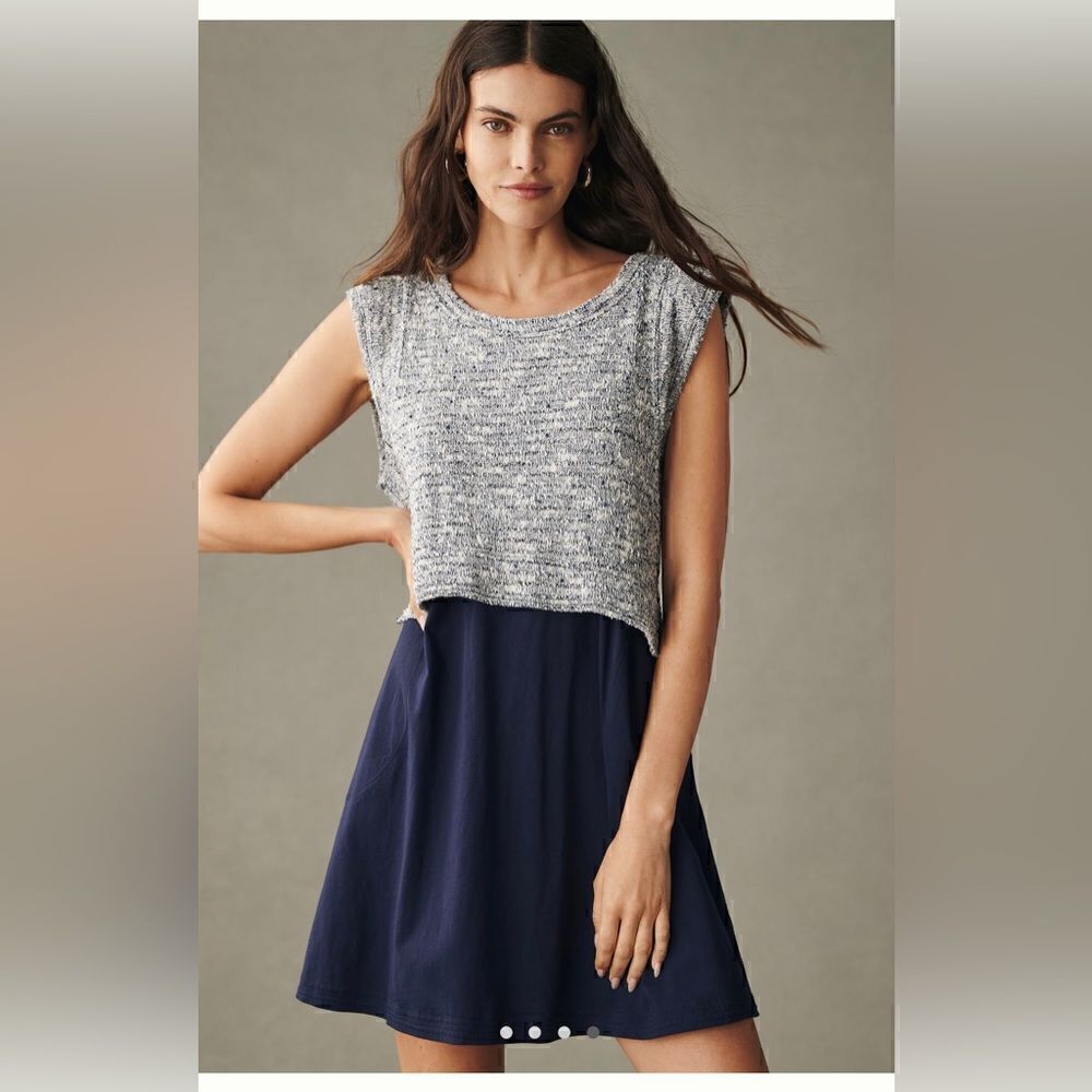 Anthropologie Daily Practice Sleeveless Mini Dress size medium